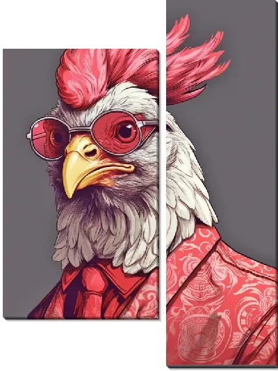 Модульная картина Петух №76