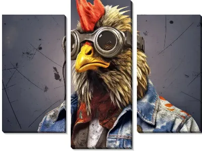 Модульная картина Петух №87