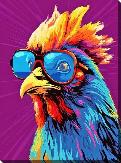 Постер Петух №107