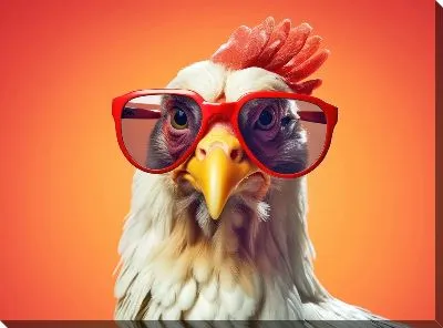 Картина маслом Петух №108