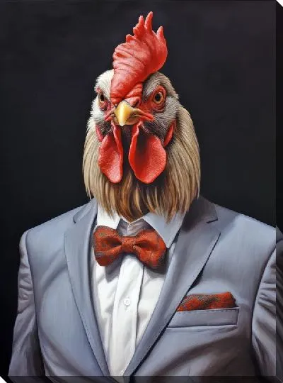 Картина маслом Петух №116