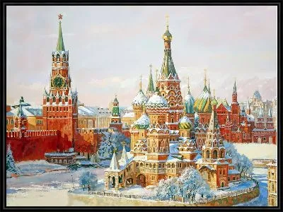 Красная площадь зимой