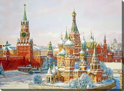 Красная площадь зимой