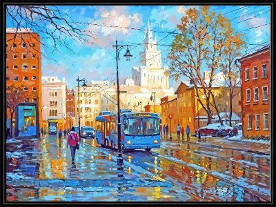 Картина Москва №15