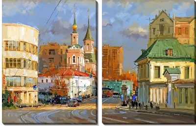 Модульная картина Москва №17