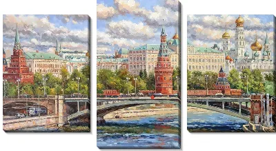 Модульная картина Москва №21