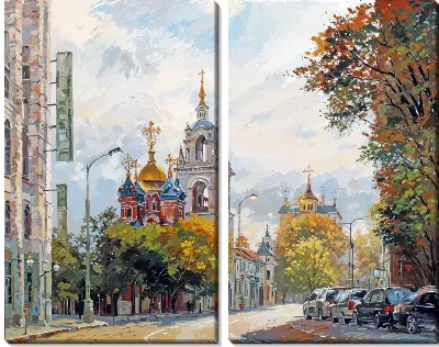 Модульная картина Москва №22