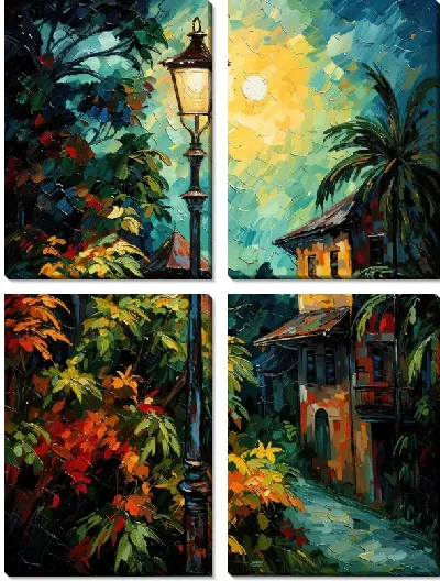 Модульная картина Фонарь №21