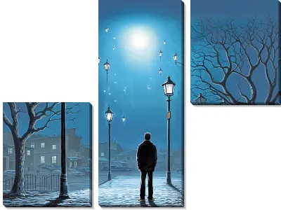 Модульная картина Фонарь №22