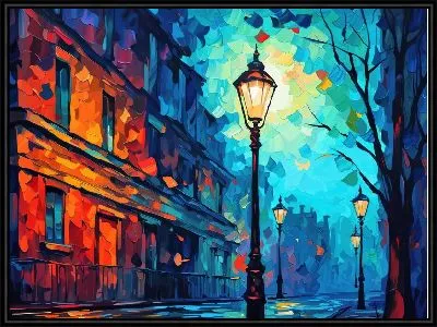 Картина Фонарь №55