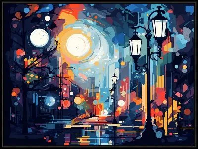 Картина Фонарь №71