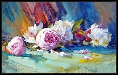 Картина Пионы №267