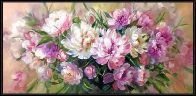 Картина Пионы №274