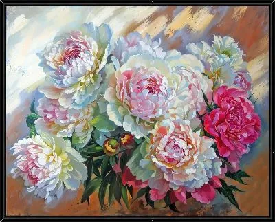 Картина Пионы №284