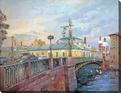 Картина маслом Санкт-Петербург №100