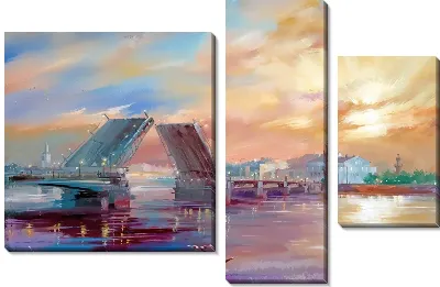 Модульная картина Санкт-Петербург №101