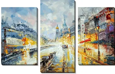 Модульная картина Санкт-Петербург №104
