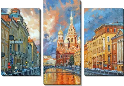 Модульная картина Санкт-Петербург №107