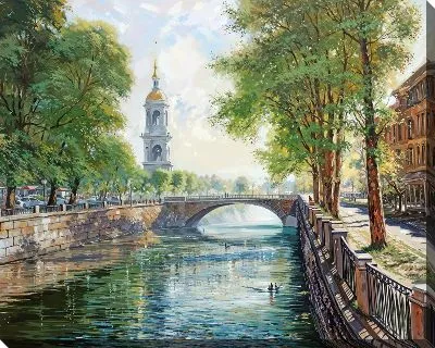 Картина маслом Санкт-Петербург №110