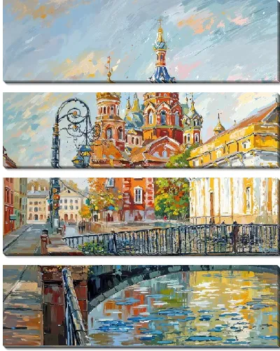 Модульная картина Санкт-Петербург №114
