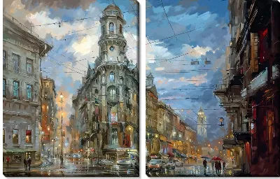 Модульная картина Санкт-Петербург №116