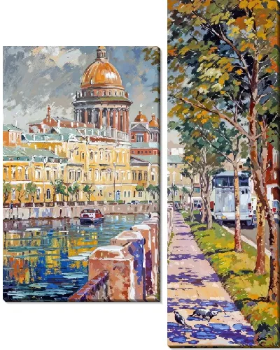Модульная картина Санкт-Петербург №119