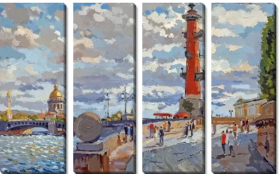 Модульная картина Санкт-Петербург №123