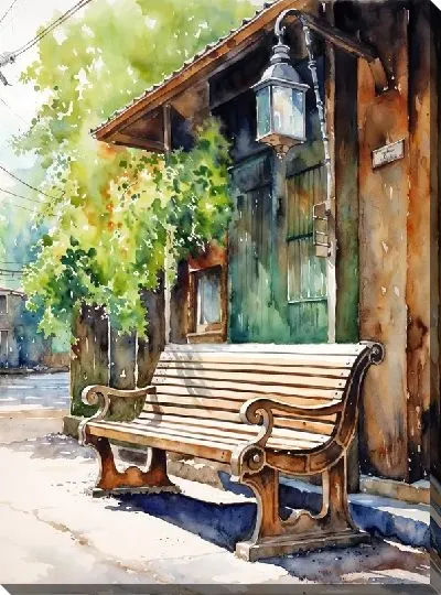 Постер Скамейка №10