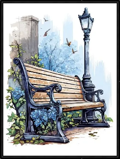 Картина Скамейка №15