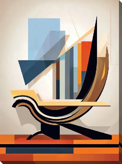 Картина маслом Скамейка №18