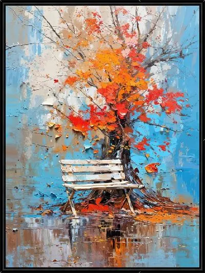 Картина Скамейка №19