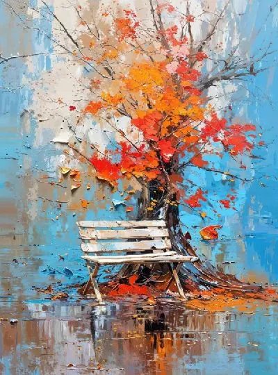 Плакат Скамейка №19