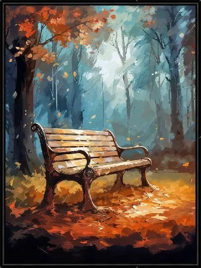 Картина Скамейка №23