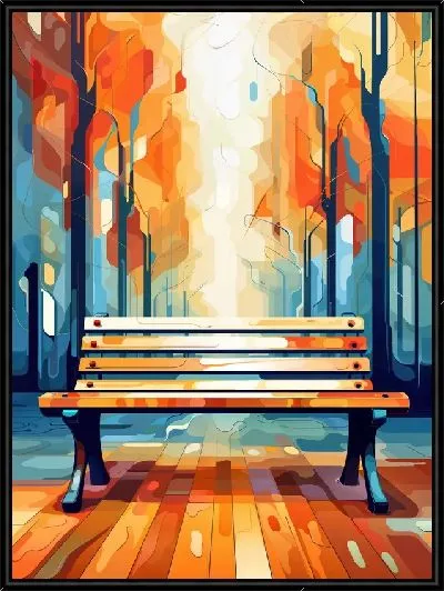 Картина Скамейка №24