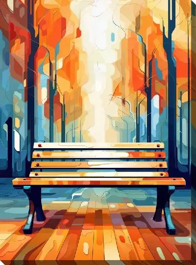 Постер Скамейка №24