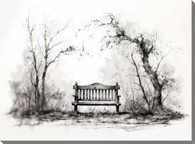 Скамейка №25