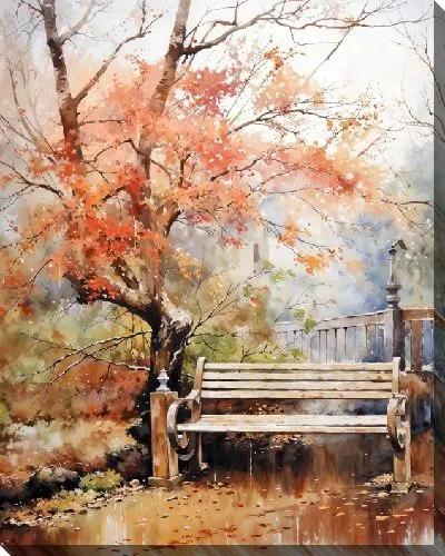 Постер Скамейка №30