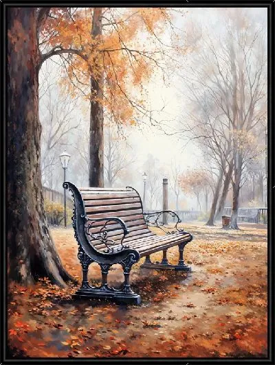 Картина Скамейка №32