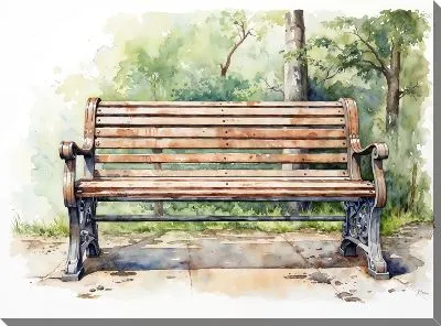 Постер Скамейка №35