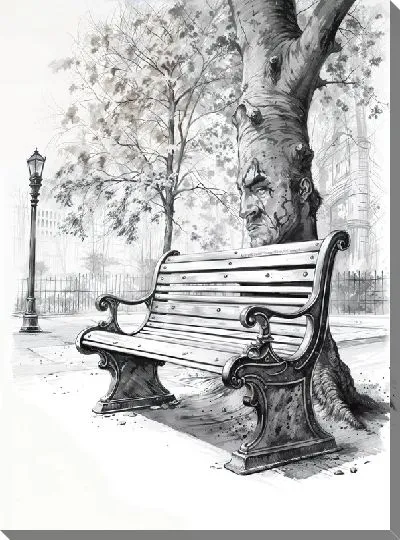 Постер Скамейка №37