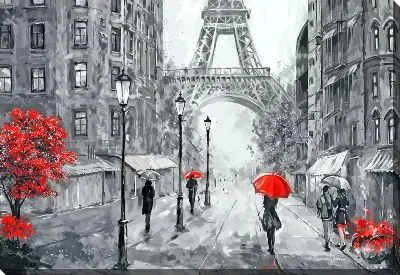 Картина маслом Париж №107