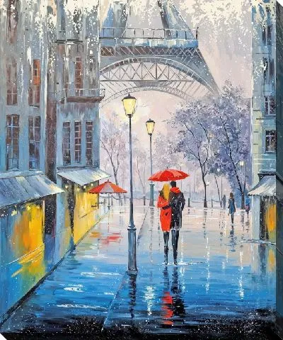 Картина маслом Париж №108