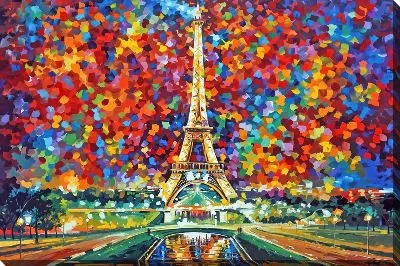 Картина маслом Париж №110