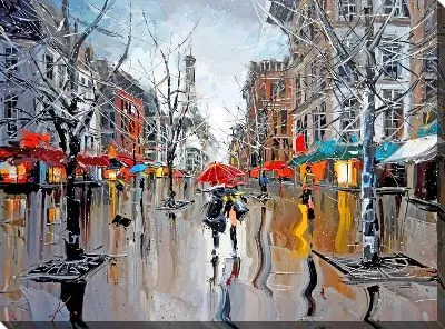 Картина маслом Париж №111
