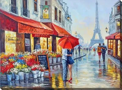 Картина маслом Париж №112