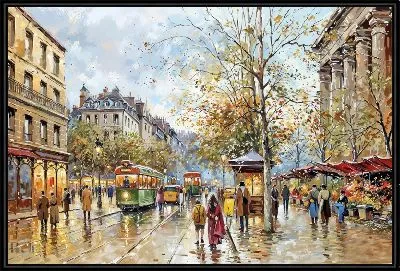 Картина Париж №121