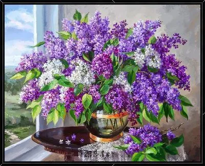 Картина Сирень №102