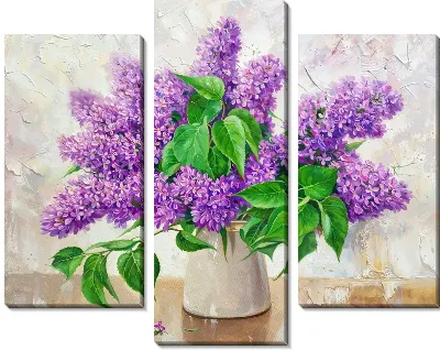 Модульная картина Сирень №104