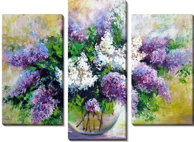 Модульная картина Сирень №109