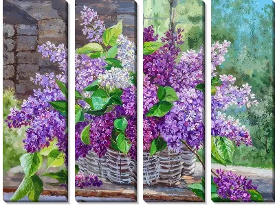 Модульная картина Сирень №111